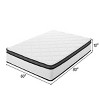 Queen Size Memory Foam & Pocket Springs, Medium Firm Hybrid Mattress for Pressure Relief, CertiPUR-US & OEKO-TEX Certified-Coolbibila - 4 of 4