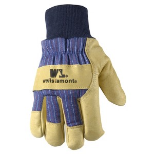 Wells Lamont Men's Cold Weather Work Gloves Tan/Blue XL 1 pk - 1 of 1