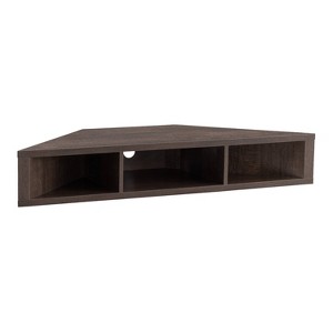 Tybo Open Shelves Corner Floating Console TV Stand for TVs up to 50" - HOMES: Inside + Out - 1 of 4