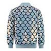 2Bunnies Girls' Seashell Glow Sequin Bomber Jacket - 3 of 4