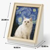 Kumasinova Cat Living in Famous Painting,Pet Scratcher Oil Painting Cat House,Vintage Art Picture Frame Cardboard House - 2 of 3