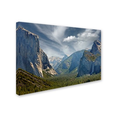 Trademark Fine Art -Mike Jones Photo 'Tunnel View' Canvas Art