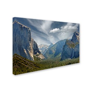 Trademark Fine Art -Mike Jones Photo 'Tunnel View' Canvas Art - 1 of 3