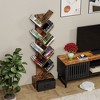 NicBex Bookshelf,Free-Standing Bookcase for Bedroom,Living Room,Office,Easy Assembly,Brown - 2 of 4
