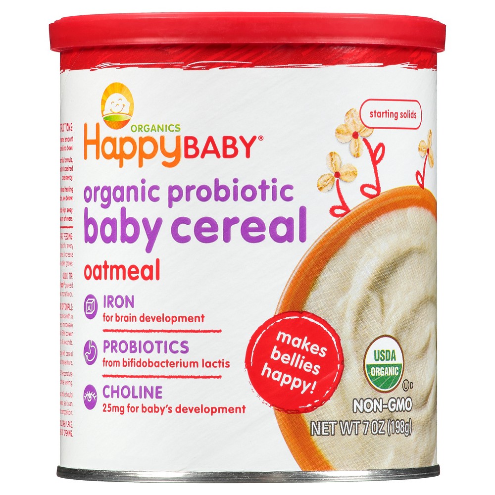 UPC 852697001088 product image for Happy Bellies Organic Oatmeal Cereal - 7oz | upcitemdb.com