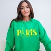 Simply Sage Market Women's Graphic Sweatshirt Paris France Eiffel Tower - 2 of 4