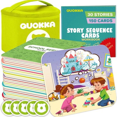 QUOKKA 150 Story Sequence Cards Autism Learning for Toddlers