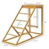 Lyngins Chicken Activity Play,Chicken Coop Toy,Swing Set with Chicken Perches and Hen Ladder - 3 of 4
