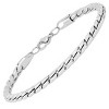 Steeltime Men's stainless steel fancy link bracelet. Color Options: Silver, Gold, Oxidized - 2 of 4