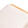 NicBex 23.6" Solid Beech Wood Shoe Rack Bench,Entryway Bench with High-Resilience Foam Cushion,Foot Stool for Entryway,Bedroom&Living Room - 4 of 4