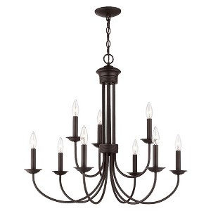 Livex Lighting Estate 9 - Light Chandelier in  Bronze - 1 of 2