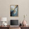Art Remedy After the Rainfall Blue Abstract Wall Art Framed - 2 of 4