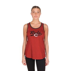 MLB Cincinnati Reds Women's Bi-Blend Tank Top - 1 of 4