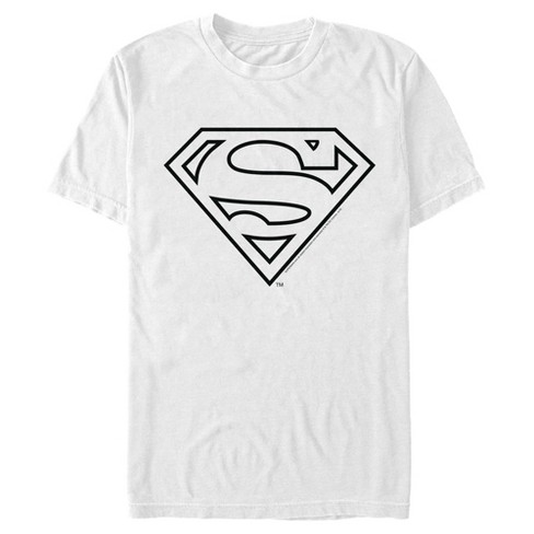 superman logo black and white