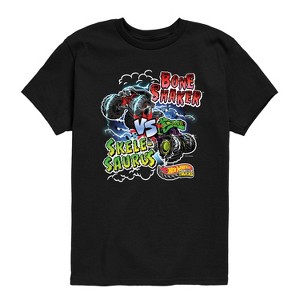 Boys' - Hot Wheels - Bone Shaker Vs Skelesaurus -Youth Short Sleeve Graphic T-Shirt Short Sleeve Graphic T-Shirt - 1 of 4