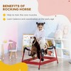 VYNXARIA Kids Spring Rocking Horse, Ride on Horse for Girls and Boys with Animal Sounds - 2 of 4