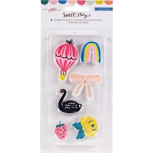 Maggie Holmes Sweet Story Rubber Sticker Accents - 8pcs - 1 of 2