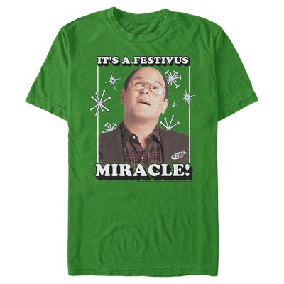 Men's Seinfeld George Costanza It's a Festivus Miracle T-Shirt