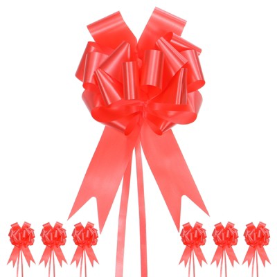 Unique Bargains PP Plastic Waterproof Tear-Resistant Gift Wrap Pull Bows 20 Pcs