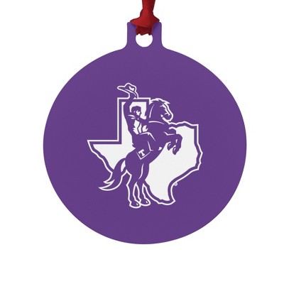 Tarleton State University Primary Logo Aluminum Holiday Christmas Tree Ornament