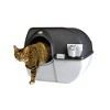 Omega Paw Roll 'N Clean Self Cleaning Covered Cat Kitten Litter Box, Regular - 2 of 2