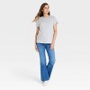 Over Belly High-Rise Denim Flare Maternity Pants - Isabel Maternity by Ingrid & Isabel™ - 3 of 4