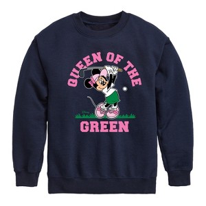 Boys' - Disney - Queen Of The Green Golf Graphic Long Sleeve Fleece Sweatshirt - 1 of 4
