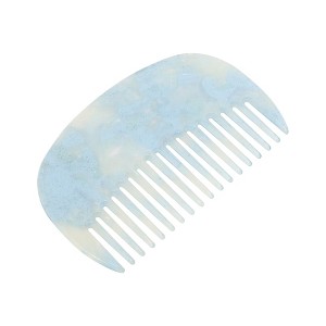 Unique Bargains Retro Anti-Static Pocket Size wide-tooth for Thick Curly Hair Detangling Combs Blue 1 Pc - 1 of 4