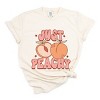 Simply Sage Market Just Peachy Colorful Peach Garment Dyed Tee - 2 of 4