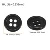 Unique Bargains Sewing Resin Round Flat 4-Hole Replacement Craft Buttons 20 Pcs - 2 of 4