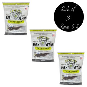 Nebraska Star Beef 3 oz Black Pepper Beef Jerky - Pack of 3 - 1 of 4