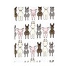 Hudson Baby Infant Girl Cotton Flannel Burp Cloths Bundle, Farm Friends Pink, One Size - 3 of 4