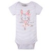 Onesies® Brand Baby Girls Short Sleeve Bodysuits, 4-Pack - 2 of 4
