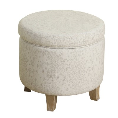 Target round cheap storage ottoman