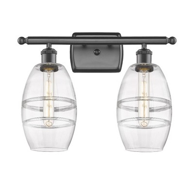 Vaz - 2 Light Bath Vanity In Industrial Style-9.13 Inches Tall and 15.88 Inches Wide