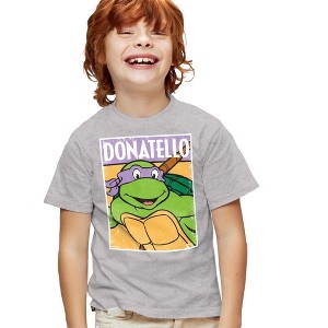 Teenage Mutant Ninja Turtles Teenage Mutant Ninja Turtles Donnie Youth T Shirt, Athletic Heather - 1 of 4
