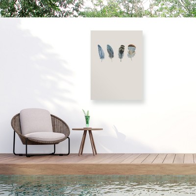 "Feather 11" Outdoor Canvas
