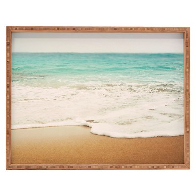 Bree Madden Ombre Beach Rectangle Tray - Blue - Deny Designs