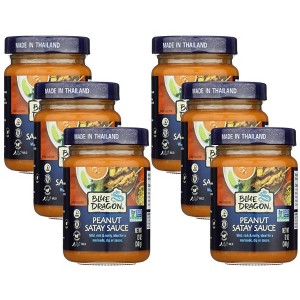 Blue Dragon Peanut Satay Sauce - Case of 6/12 oz - 1 of 4