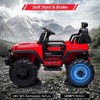 24V 2-Seater Kids Ride-On Truck w/Remote - 20" Seat, LED Lights, Music, 110LB Capacity (Ages 2-8) - 4 of 4