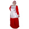 Northlight Red and White Women's Mrs. Claus Costume Set Size: Plus Size - 2 of 2