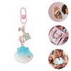 Unique Bargains Shell Mermaid Handbag Charm 4.09" 1 Pc - 3 of 4