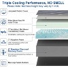 Dyonery Extra Firm Memory Foam Mattress 12-14 Inch Dual Side Medium Firm Cool Green Tea/Gel-Mattress in Box Fiberglass-Free Cover,CertiPUR-US - 2 of 4