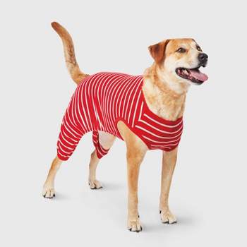 Striped Matching Family Thermal Cat and Dog Pajamas - Wondershop™ - White/Red