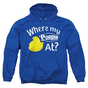 Peeps Easter Where My Peeps At Adult Pull-Over Hoodie - 1 of 4
