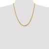 Black Bow Jewelry 5mm, 14k Yellow Gold, D/C Quadruple Rope Chain Necklace - 2 of 4