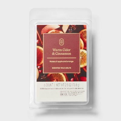 6ct Warm Cider and Cinnamon Wax Melts 2.5oz - Threshold™