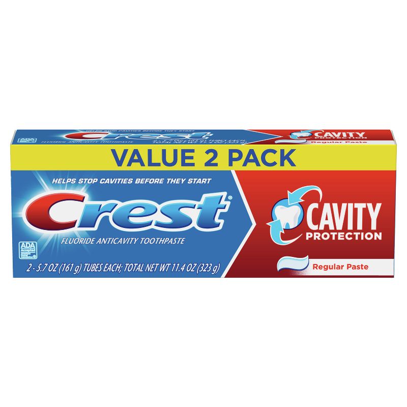 Crest Cavity Protection Toothpaste - 5.7oz/2pk, 1 of 9