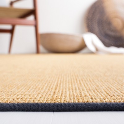 Natural & Gray Hand-Knotted Wool Cotton Silk 3' x 5' Area Rug