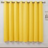 Kate Aurora Set of 2 Thermal Room Darkening Grommet Top Curtains For Small Windows - 63 in. Long - Yellow - 2 of 3